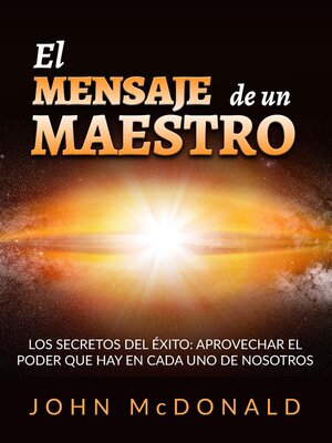cover image of El Mensaje de un Maestro (Traducido)